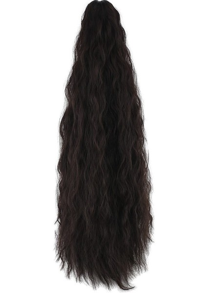 Tokalı Kabarık Dalgalı At Kuyruğu / Kahverengi fırsatları