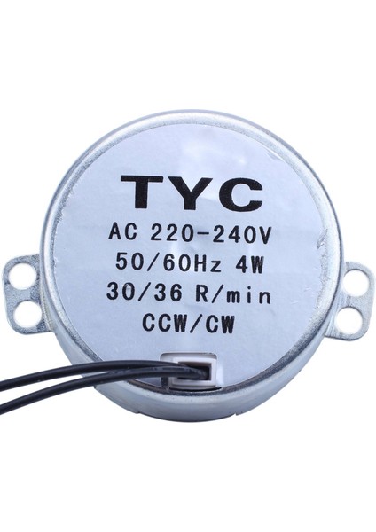 10X Ac 220/240V 30RPM 4W Ccw/cw Iki Yollu Kontrollü Senkron Motor (Yurt Dışından) indirimleri