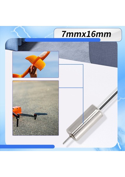 2 Adet Dc 3 5V 7mm x 16MM Silindir Mini Kırılmaz Motor Model Uçak Oyuncak (Yurt Dışından) indirimleri