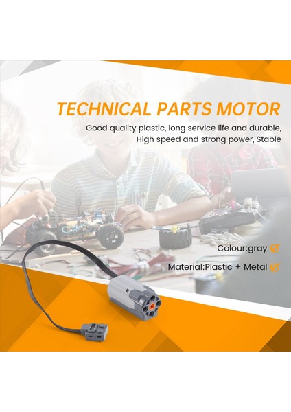 Teknik Parçalar Motor Yapı Baba Motor M-Motor 8883 Güç Fonksiyonları Için Elektrikli Montajlı Yapı Taş Oyuncak Parçası (Yurt Dışından) fırsatları