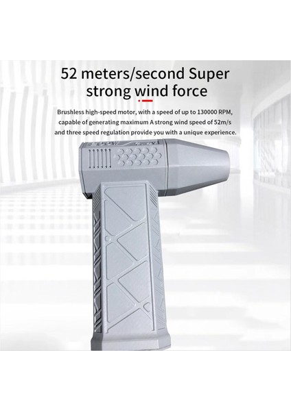 X3 Mini Turbo Şiddetli Fan 130000RPM Güçlü Üfleyici LED Turbo Jet Fan 52+M/s Klavye Araba Temizleyici Için Fırçasız Motor (Yurt Dışından) modelleri