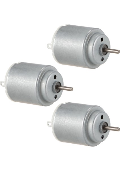 Akıllı Arabalar Için 3x 6-12V 3000 Rpm Silindirik Dc Şaft Motoru (Yurt Dışından)