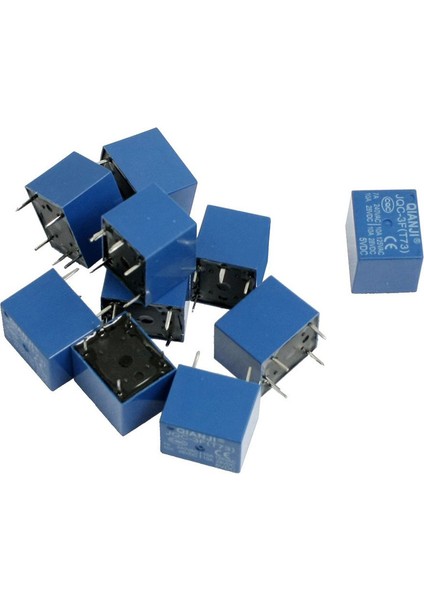 10 Pcs Dc 5V 7A 240VAC 10A 125VAC/28VDC 5 Pıns Spst Güç Röle Jqc-3f (Yurt Dışından)