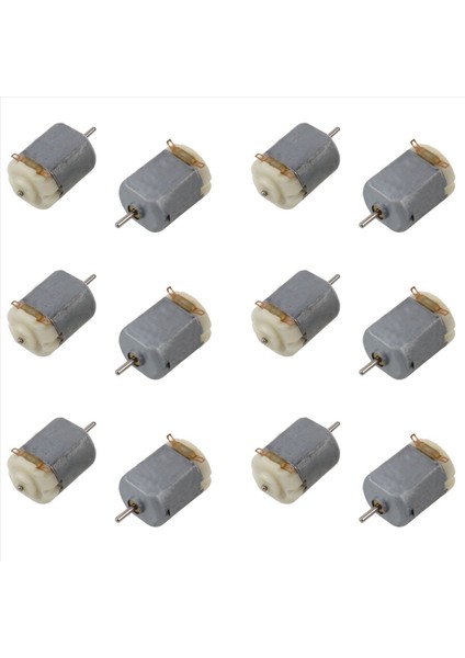 12PCS Mini 2 Pin Manyetik Motor 19000 Rpm Dc Rc Model Uçak Için 3-6V (Yurt Dışından)