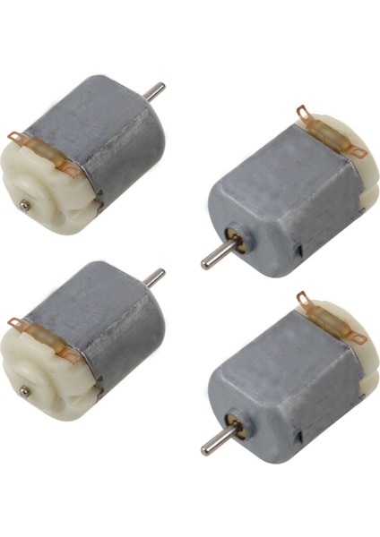 4pcs Mini 2 Pin Manyetik Motor 19000 Rpm Dc Rc Model Uçak Için 3-6V (Yurt Dışından)