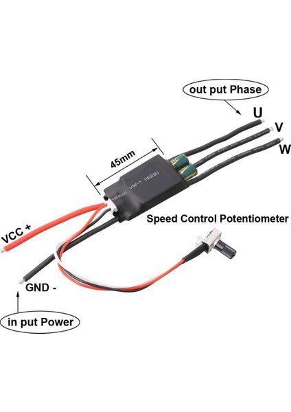 Dc 7-24V 200W Bldc 3 Faz Fırçasız Motorlu Sürücü Hallless Dc Motor Sürücü Kartı Hız Denetleyicisi (Yurt Dışından) indirimleri