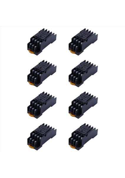 8x PYF14A Dın Demiryolu Gücü Rölesi Soket Tabanı MY4NJ HH54P My4 Için 14 Pın (Yurt Dışından)