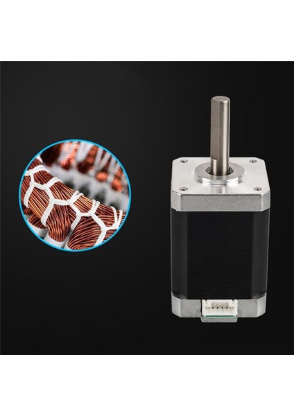 42 Step Motor Liği 48MM Motor 3D Yazıcı Ekstrüder Cnc Parçaları Black Için 1000XH2 54 Kablo ile (Yurt Dışından) fırsatları