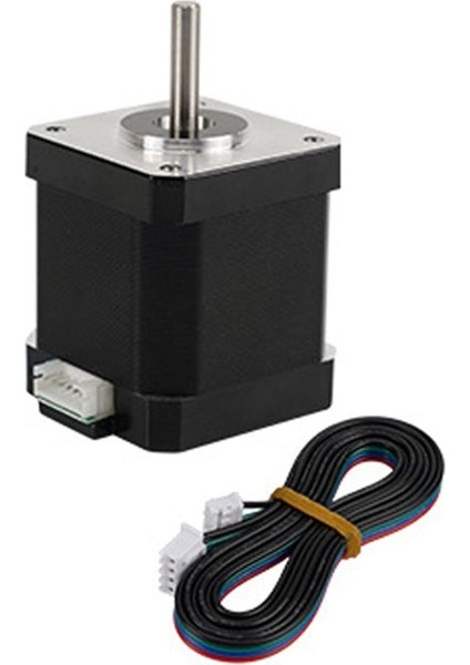 42 Step Motor Liği 48MM Motor 3D Yazıcı Ekstrüder Cnc Parçaları Black Için 1000XH2 54 Kablo ile (Yurt Dışından) indirimleri