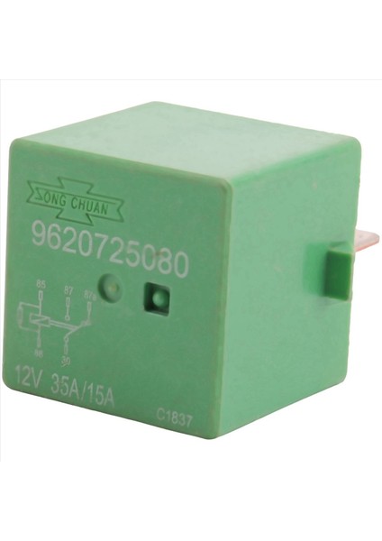 10X 12V 35A 5 Pıns Soğutu Radyatör Fan Röle Yeşil Peugeot 206 207 306 307 406 407 807 (Yurt Dışından) modelleri