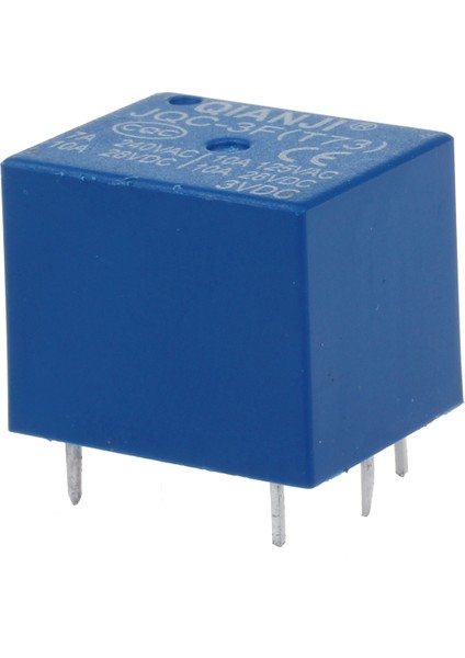 10 x Dc 3V 10A/125V Ac 10A/28V Dc 5 Pıns Spst Güç Rölesi Jqc-3f (Yurt Dışından)