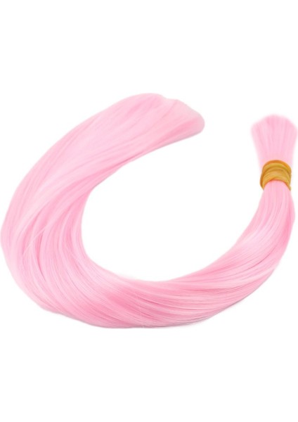 Şeker Pembesi Renkli Sentetik Boğum Saç / 1kg