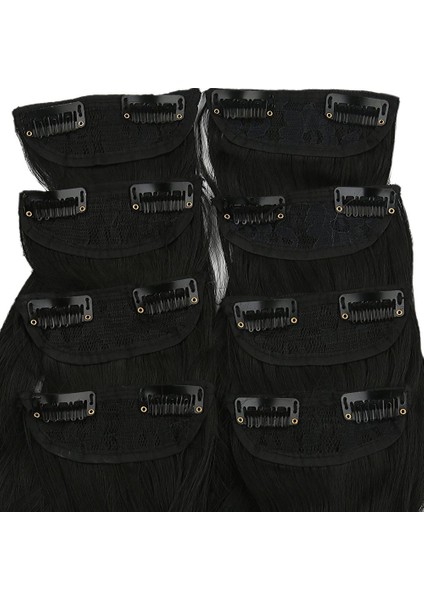 Fiber Sentetik Dalgalı 8 Parça Çıt Çıt / Siyah fiyatları