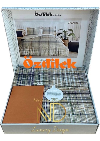 Özdilek Çift Kişilik Ranforce Nev Takımı Aran Krem