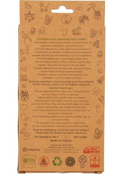 Doğal Ahşap Emzik Askısı indirimleri