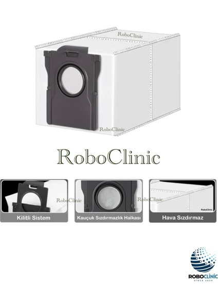 Dreame L40 Ultra Ce Robot Süpürge Uyumlu Yedek Kauçuk ve Kılfırça, Toz Torbası, Filtre, Mop-12 Parça indirimleri