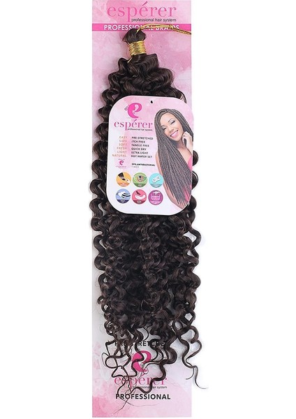 Afro Dalgası Saç / Kahverengi fiyatları