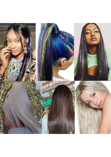 Hair Tinsel / Saç Simi / Yeşil fiyatları