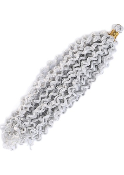 Afro Dalgası Saç / Açık Gri