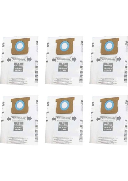 Shop Vac 5-8 Galon Beyaz Tek Katmanlı Elektrikli Süpürge Aksesuarları Kağıt Torba Filtre Toz Torbası Için Uygundur (Yurt Dışından)