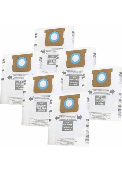 Shop Vac 5-8 Galon Beyaz Tek Katmanlı Elektrikli Süpürge Aksesuarları Kağıt Torba Filtre Toz Torbası Için Uygundur (Yurt Dışından) fiyatları