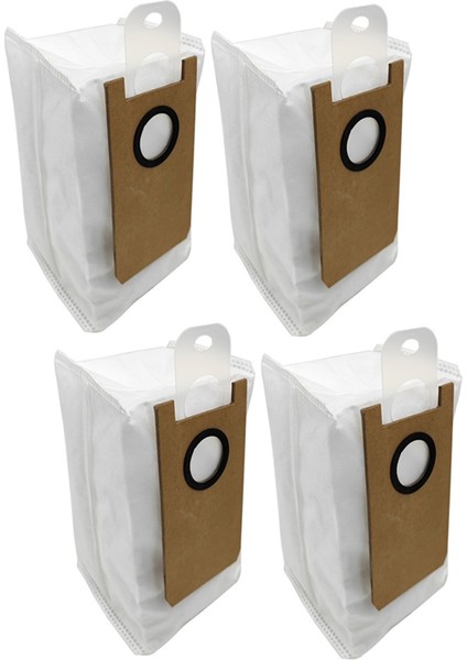 Uwant U200 Robot Süpürge Için 4 Adet Toz Torbası Yedek Dokumasız Toz Torbası Parçaları Ev Aksesuarları (Yurt Dışından)