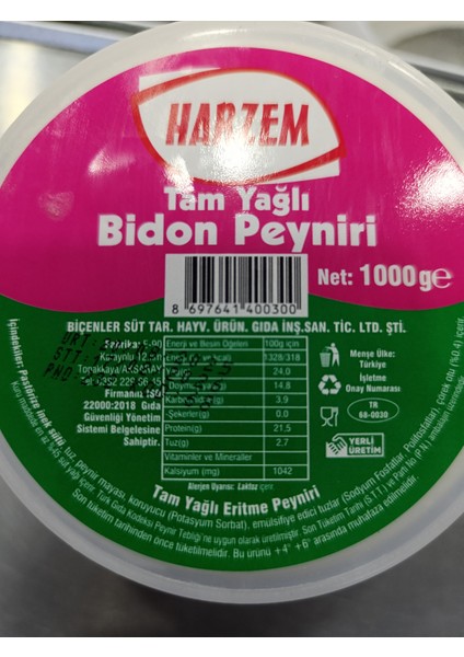 Çörek Otlu Inek Bidon Peyniri 1000 Gr. fiyatları