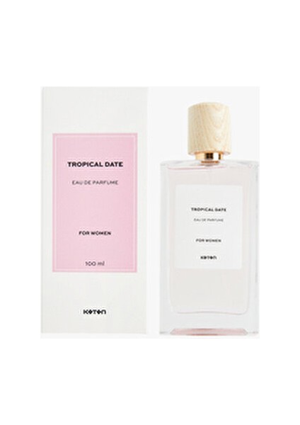 Kadın Parfüm Tropical Date 100 ml Çiçeksi Koku ile Pembe Renkli Ferahlatıcı Hediye