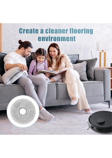 Ecovacs Deebot T30 Pro Omni, T30S Pro, X5, X2, T50 Omni, T50 Pro, Robot Süpürge, Yeniden Kullanılabilir Yedek Paspas Için Mendiller (Yurt Dışından) fiyatları