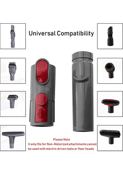 Dyson V6 V7 V8 V10 V11 Modelleri ile Uyumlu Evrensel Vakum Adaptörü Dönüştürücü Motorsuz Bağlantı Aleti (Yurt Dışından) modelleri