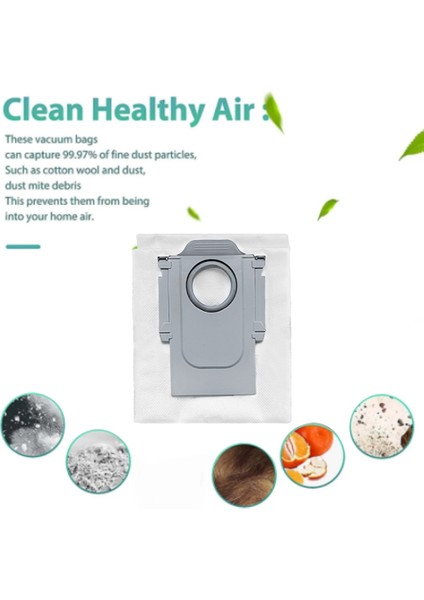 Adet Xiaomi Roborock P10/Q Revo Robotlu Süpürge Aksesuarları Toz Torbası Çöp Toz Torbası Yedek Parçalar (Yurt Dışından) fırsatları