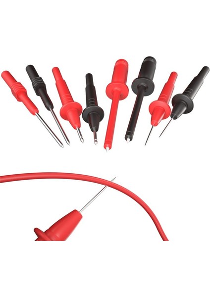 P1925 Multimetre Testi Dijital Elektrik Test Probları ile Kitler Kiti Set Timsah Klipsli Test Kancası Esnek Tel (Yurt Dışından) fırsatları