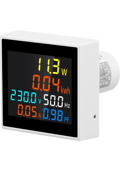 Sinotimer Ac 50-450V 50/60Hz 6in1 Kare Voltmetre Ammetre Amper Mevcut Hertz Frekans Enerji Ölçer (AC50-300V) (Yurt Dışından) fırsatları