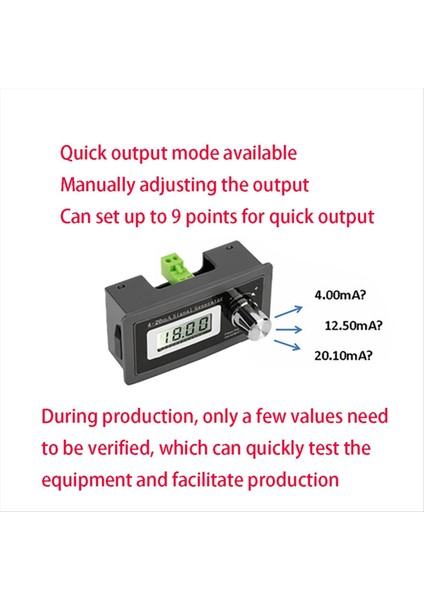 2 Pack 4-20MA Akım Döngü Sinyal Jeneratörü 0 01 Hassas Iki Telli Plc Enstrümanı (Yurt Dışından) modelleri