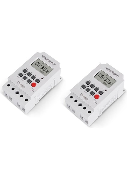 Sinotimer 2 Pcs Seconds Kontrol Zamanlayıcı Anahtarı Büyük Ekran Dijital Ekran Sıcak Pin Voltaj Çıkış Zaman Denetleyicisi TM630S-4 12V ve TM630S-2 220V (Yurt Dışından) modelleri