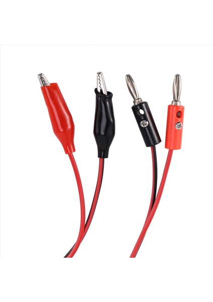 6 Pcs Kırmızı Siyah Banana Timsah Klipsleri Prob Test Kablosu 1m (Yurt Dışından) indirimleri
