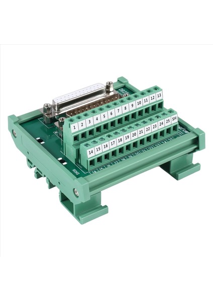 DB25 Dın Demiryolu Montaj Arayüz Modülü Erkek/kadın Konnektörü Kırma Kurulu (Yurt Dışından)