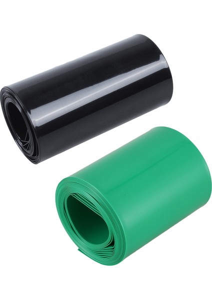 1pcs 2m 50MM Koyu Yeşil Pvc Isı Büzülme Boru Şal 2 x 18650 Pil &amp 1pcs 70MM/44MM Pvc Isı Büzüşme Borusu Sargısı Siyah 2m 6 5ft 18650 Pil (Yurt Dışından) fiyatları