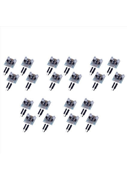 20 Parçalı Set 5mm LED Flash Dıy Kiti Başlangıç Kiti Pcb Devre Kaynak Becerileri Öğrenme Eğitim Kiti (Yurt Dışından)