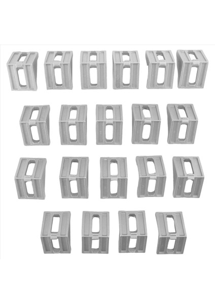 20PCS 4040 Alüminyum Köşe Braketler Köşe Bağlantı Açısı 40 x 35 Konektör Bağlantı Eden 4040 Endüstriyel Alüminyum Profil (Yurt Dışından)