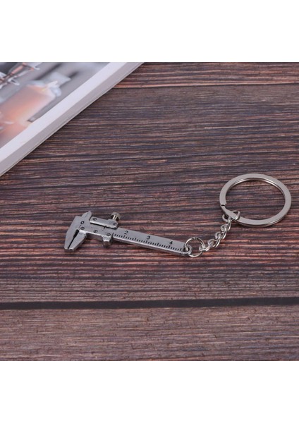 Gümüş Simülasyon Vernier Caliper Model Cetveli Slayt Anahtarı (Yurt Dışından) modelleri