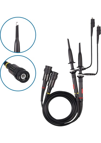 Aksesuarlı P2200 Osiloskop Probu 200MHZ Osiloskop Klips Probları 1x 10X Bnc Mini Grabber Test Kue (Yurt Dışından) modelleri