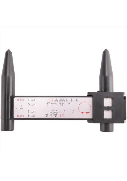 Pcd Gauge Cetvel Jant Araç Tekerlek Cıvatası Deseni Ölçüm Gösterge Alet Deliği 4 5 6 8 Lug (Yurt Dışından)