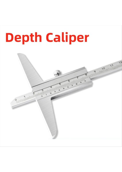 Derinlik Gauge Vernier Caliper Metal Kaliperler Ahşap Işleme Aletleri Kalibre Ölçüm Aracı Çelik Göstergeler Derinlik Ölçümü 300MM (Yurt Dışından) fiyatları