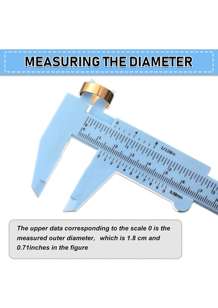 10 Adet 150 mm Mini Plastik Kaliper Vernier Kaliper Çift Ölçekli Sürgülü Gösterge Ölçüm Aracı Öğrenci Ofisi Için 5 Renk (Yurt Dışından) fırsatları
