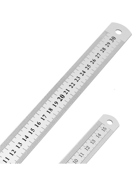 Paslanmaz Çelik 60CM 23 6 Inç Paslanmaz Çelik Cetvel ile Uzun Düz Cetvel Ölçüm 12 Inç + 6 Inç Metal Hükümdarlar (Yurt Dışından) fiyatları