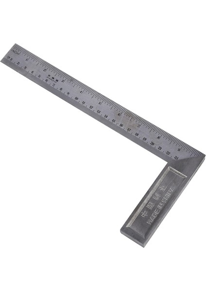2x 90 Derece 25 cm Uzunluğunda Paslanmaz Çelik L-Kare Açı Cetvel (Yurt Dışından) fiyatları