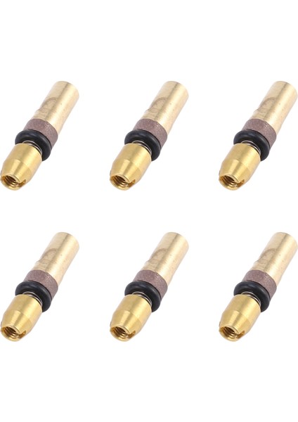 6x Üç Aşamalı Piston Kafası Yüksek Basınçlı Bakır Kafa 6mm 30MPA Yüksek Basınçlı Pompa Piston Parçaları (Yurt Dışından)