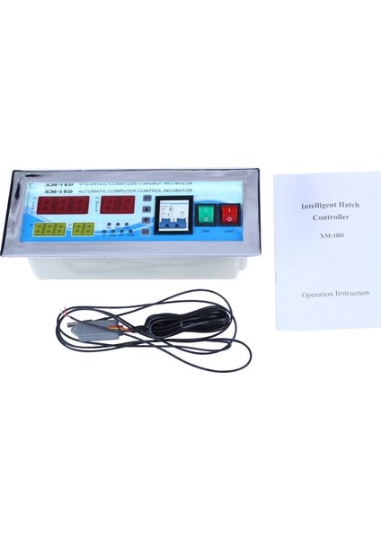 XM-18D Otomatik Yumurta Inkübatör Denetleyicisi Dijital LED Sıcaklık Denetleyicisi Sıcaklık Nem Sensörleri Yumurta Hatcher Denetleyicisi 220V (Yurt Dışından)
