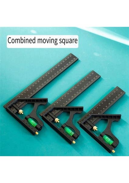 200MM Çok Fonksiyonlu Kombine Kare Cetvel Hareketli 45 Derecelik Sağ Açılı Koltuk Değneği Ölçüm Aracı (Yurt Dışından) fırsatları